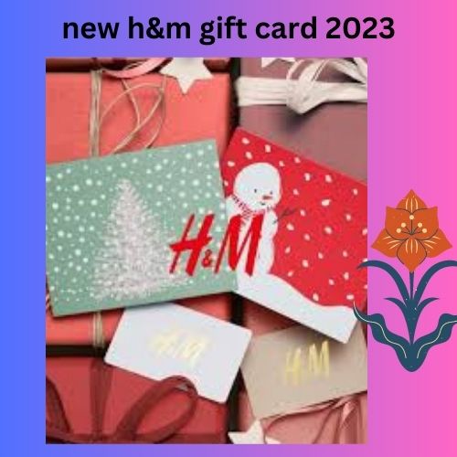 New h&m gift card 2023