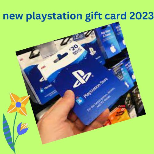 New playstation gift card 2023