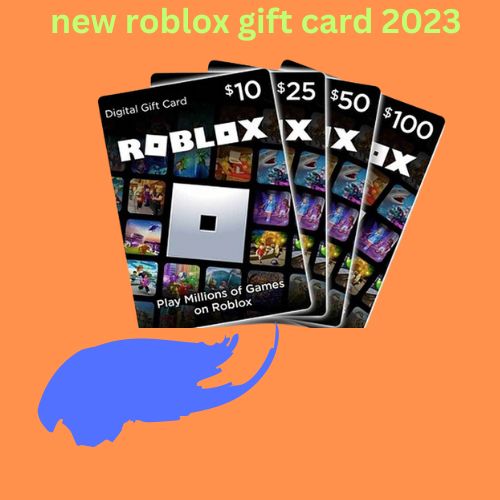 New roblox gift card 2023